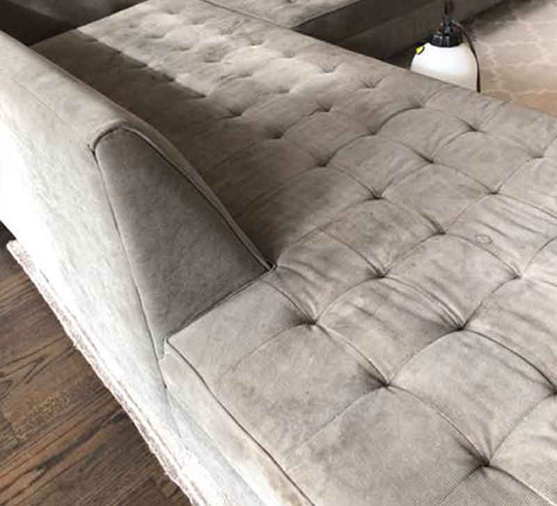 Sectional Couch Upholstery Cleaning Before